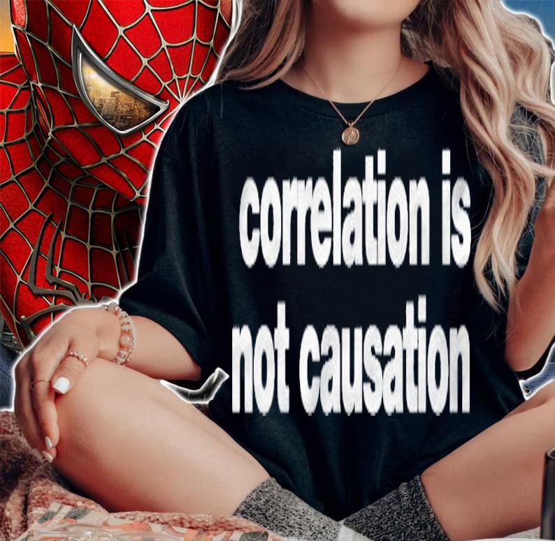 Correlation Is Not Causation Classic Shirt woman shirt