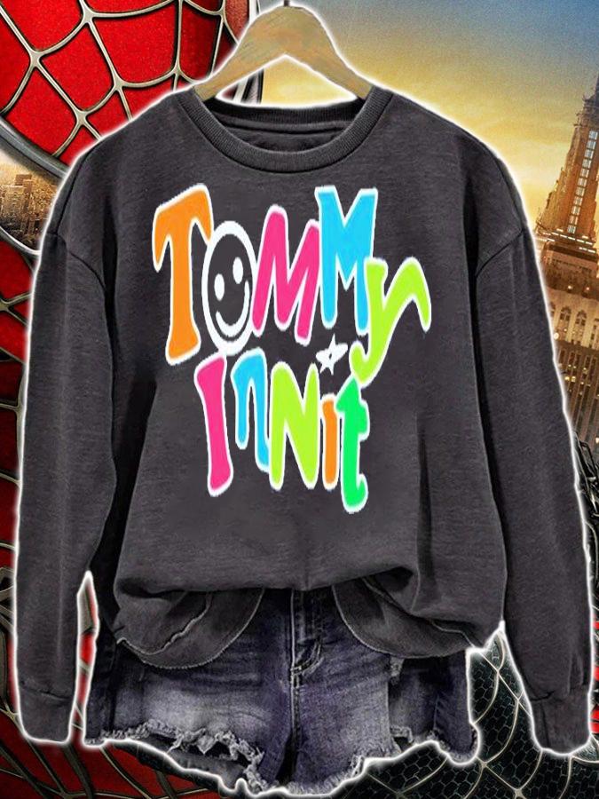 Funny Tommylnnit Blue T-Shirt sweatshirt