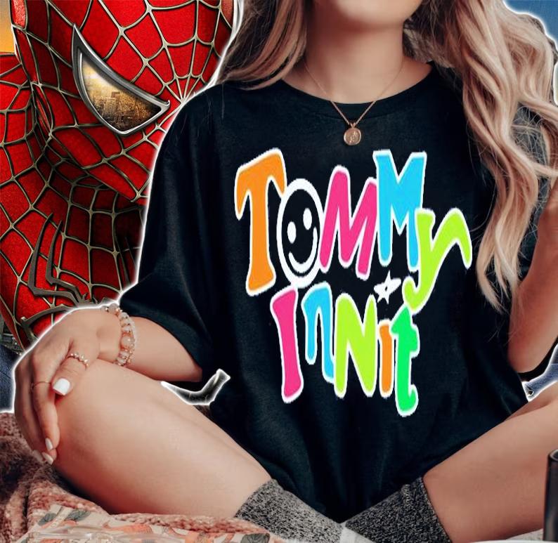 Funny Tommylnnit Blue T-Shirt woman shirt
