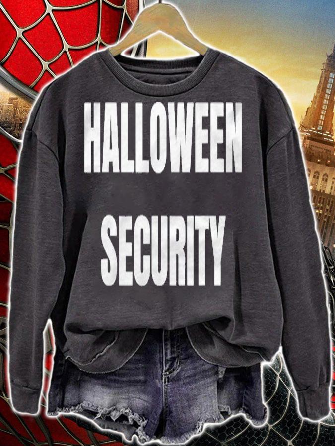 Halloween Security Matching Parents Costume Shirt