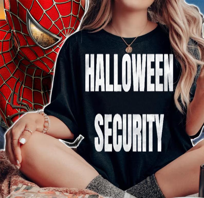 Halloween Security Matching Parents Costume Shirt