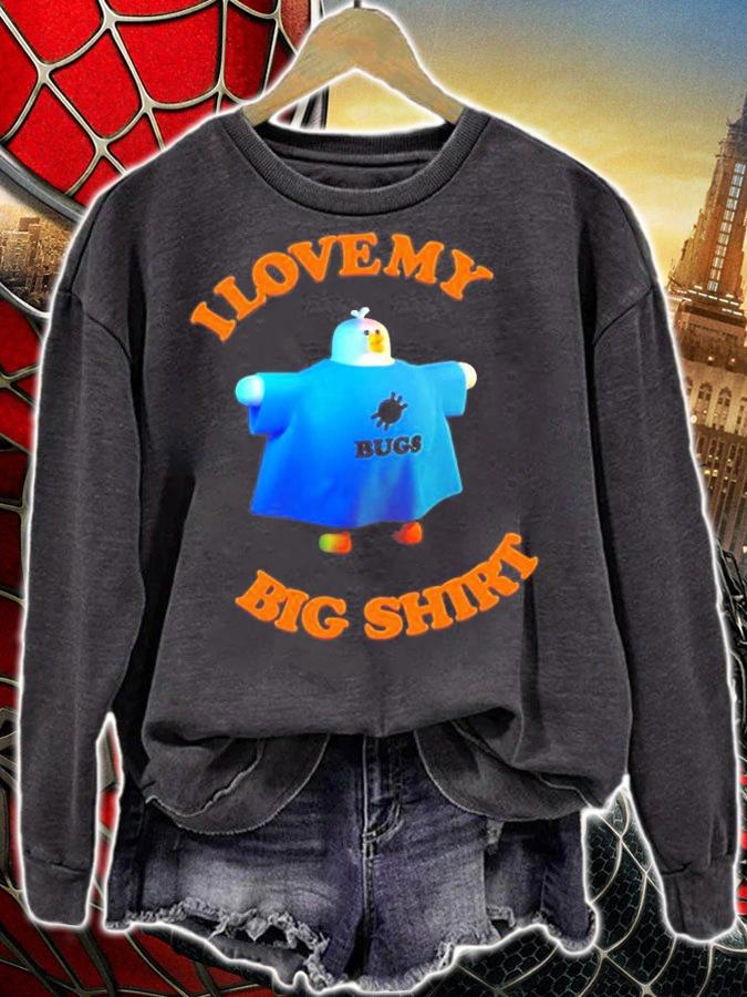 I Love My Bugs Big Shirt T-Shirt