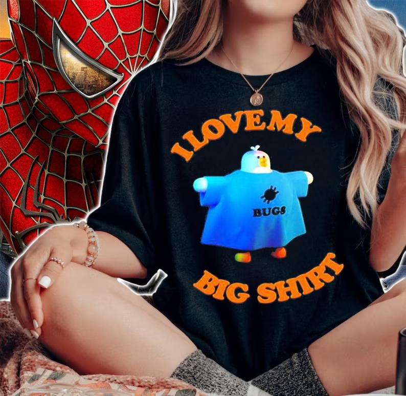 I Love My Bugs Big Shirt T-Shirt