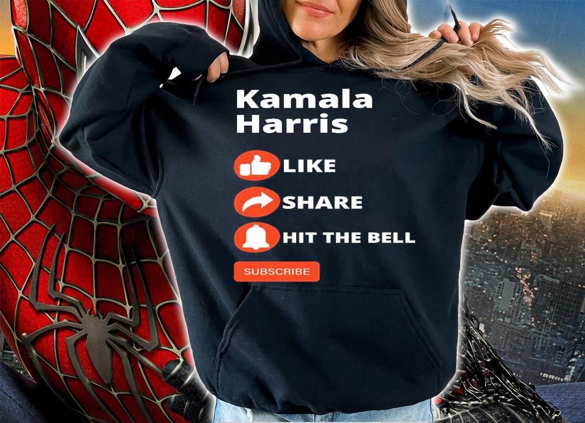 Kamala Harris Like Share Hit The Bell 2021 T-Shirt hoodie
