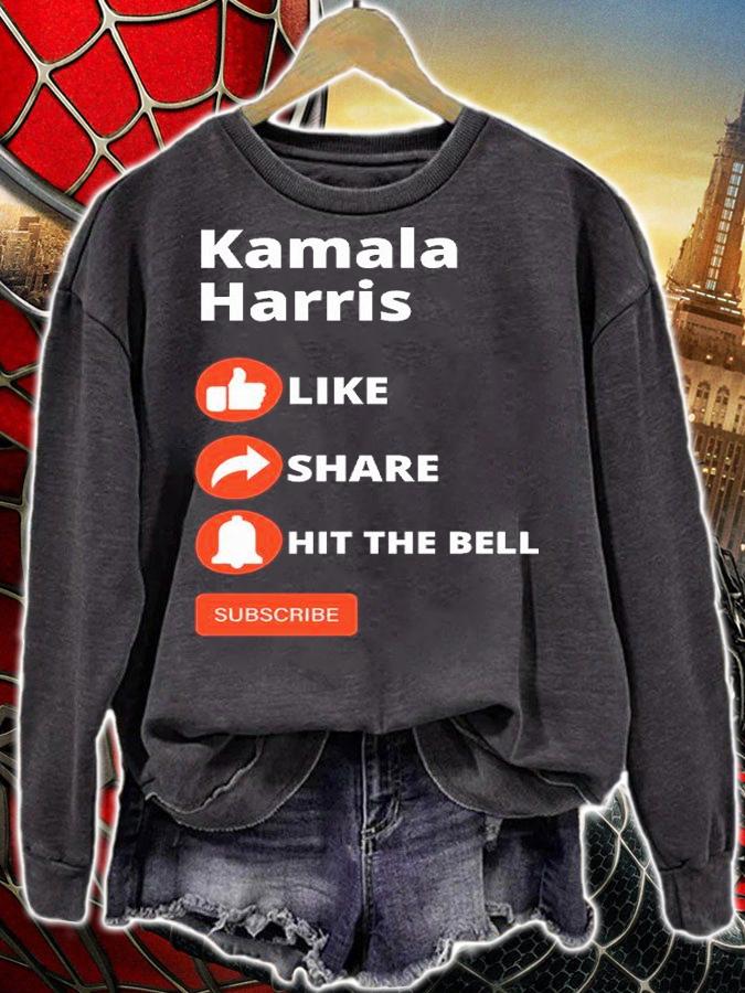 Kamala Harris Like Share Hit The Bell 2021 T-Shirt sweatshirt