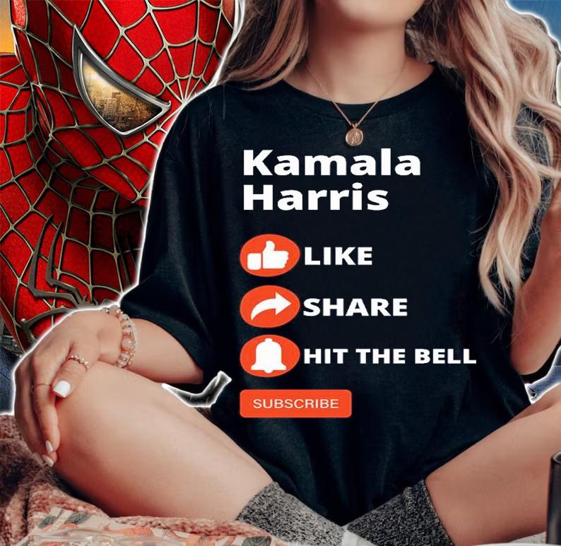 Kamala Harris Like Share Hit The Bell 2021 T-Shirt woman shirt