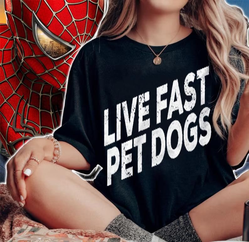 Live Fast Pet Dogs Gift Shirt