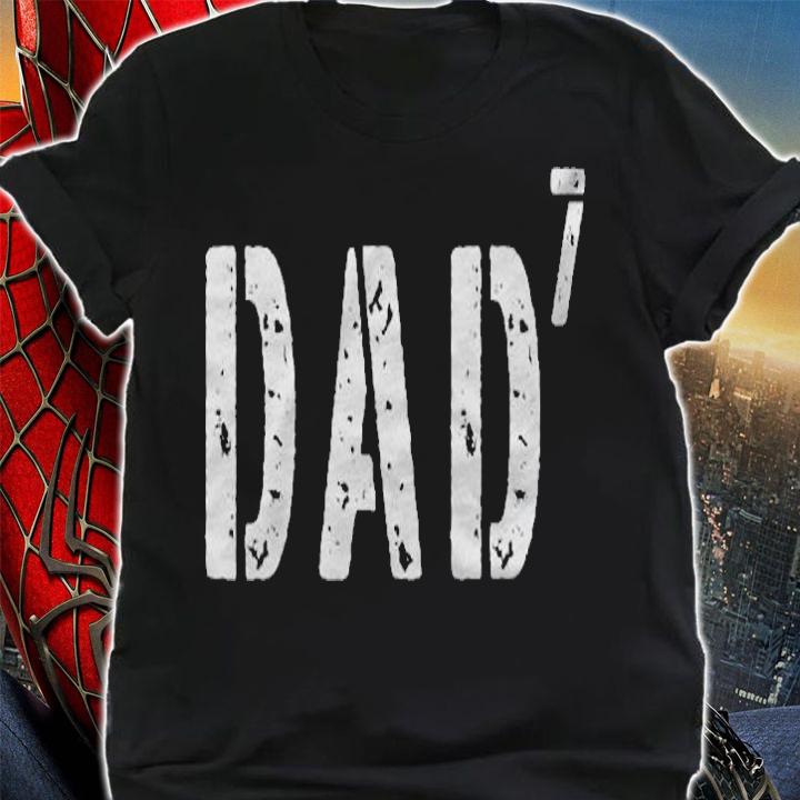 Military Style Dad7 7Th Power Dad Of 7 Kids Fathers Day t-shirt