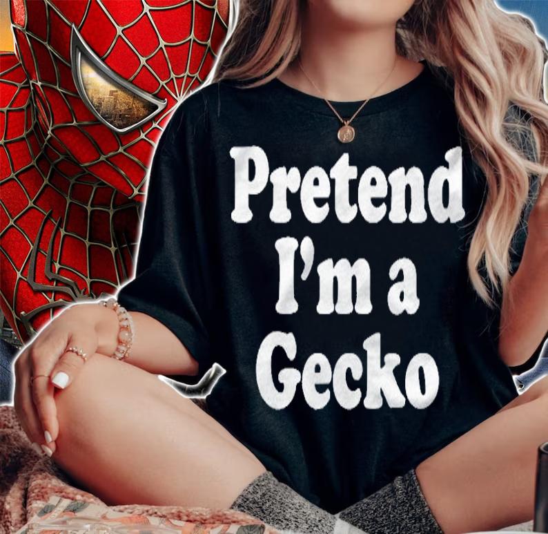 Pretend Im A Gecko Funny Lazy Easy Halloween Costume Shirt woman shirt