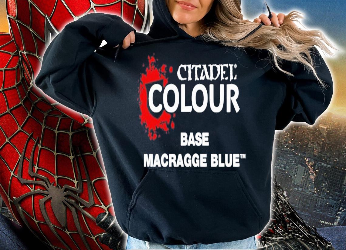 Rahul Kohli Citadel Colour Base Macragge Blue Shirt hoodie