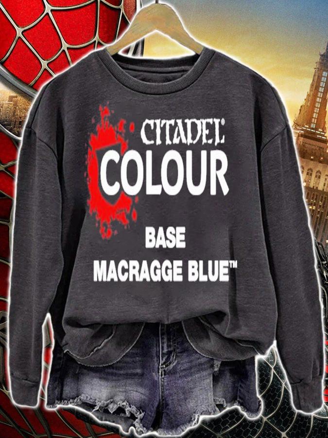Rahul Kohli Citadel Colour Base Macragge Blue Shirt sweatshirt