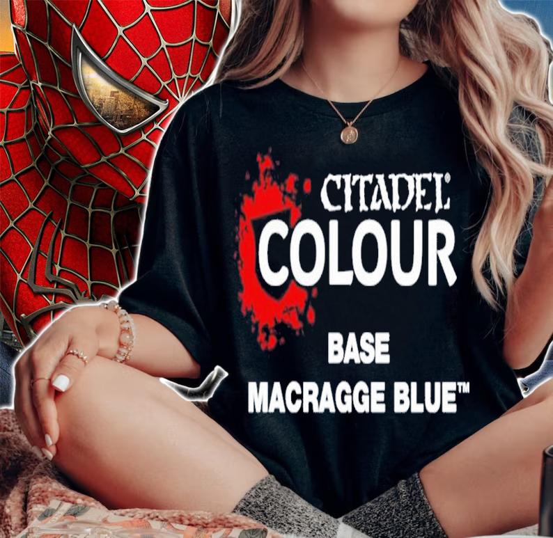 Rahul Kohli Citadel Colour Base Macragge Blue Shirt woman shirt
