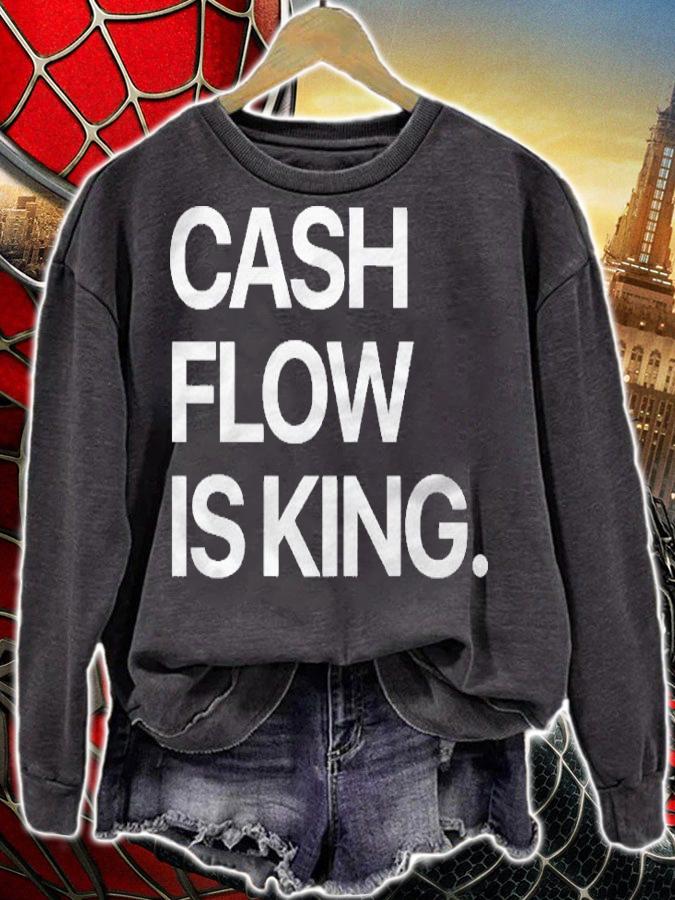 Cashflow Is King Quote Design Unisex Shirt