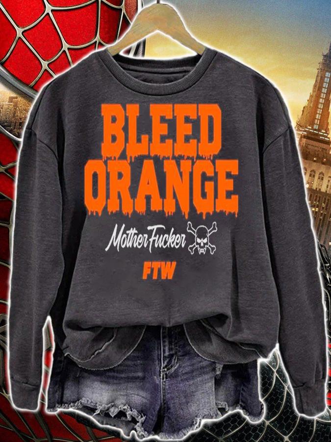 Taz Bleed Orange Mother Fucker FTW Shirt sweatshirt