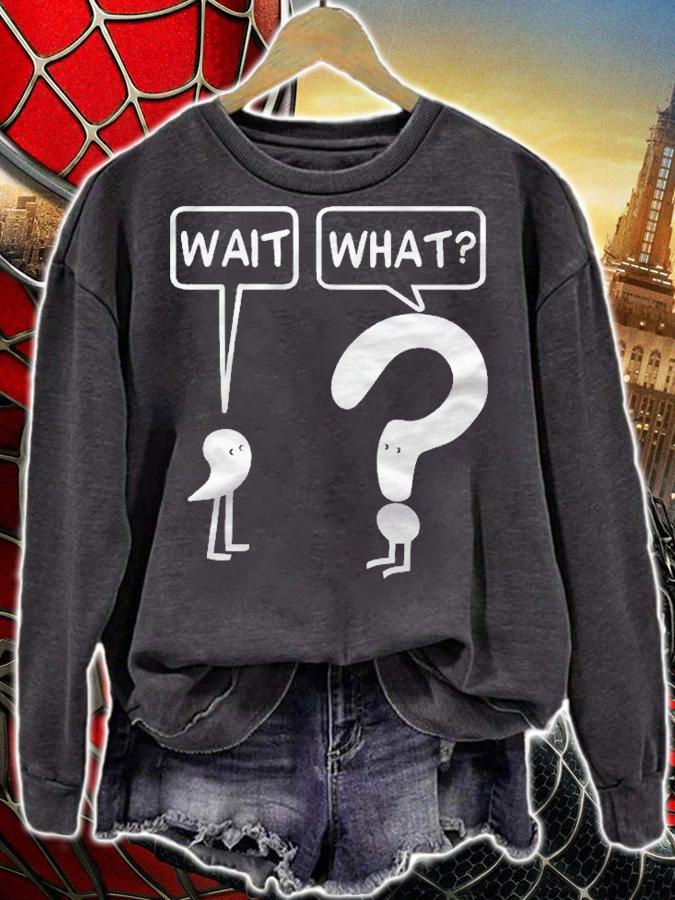 Wait What Apostrophe Question Mark Funny English Teacher Shirt