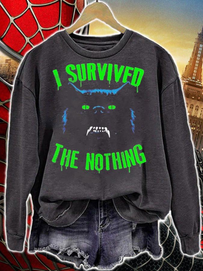Wolf I Survived The Nothing Shirt sweatshirt