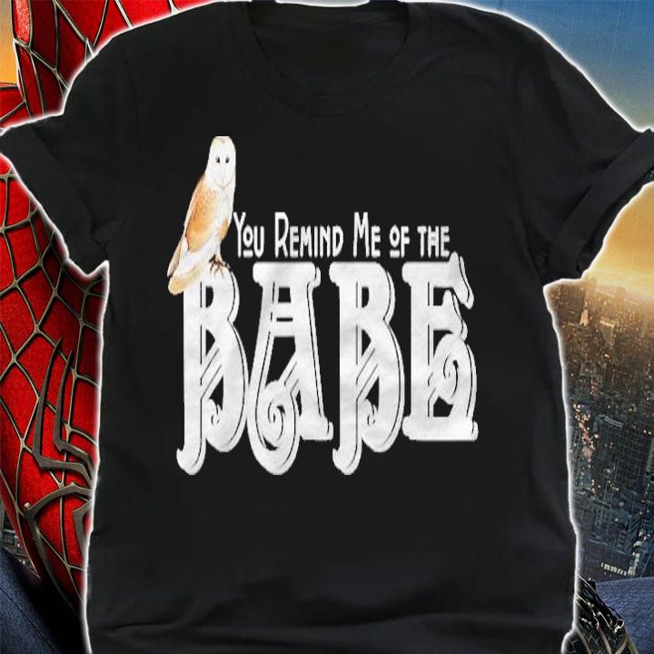 You Remind Me Of The Babe Barn Owl Shirt shirt