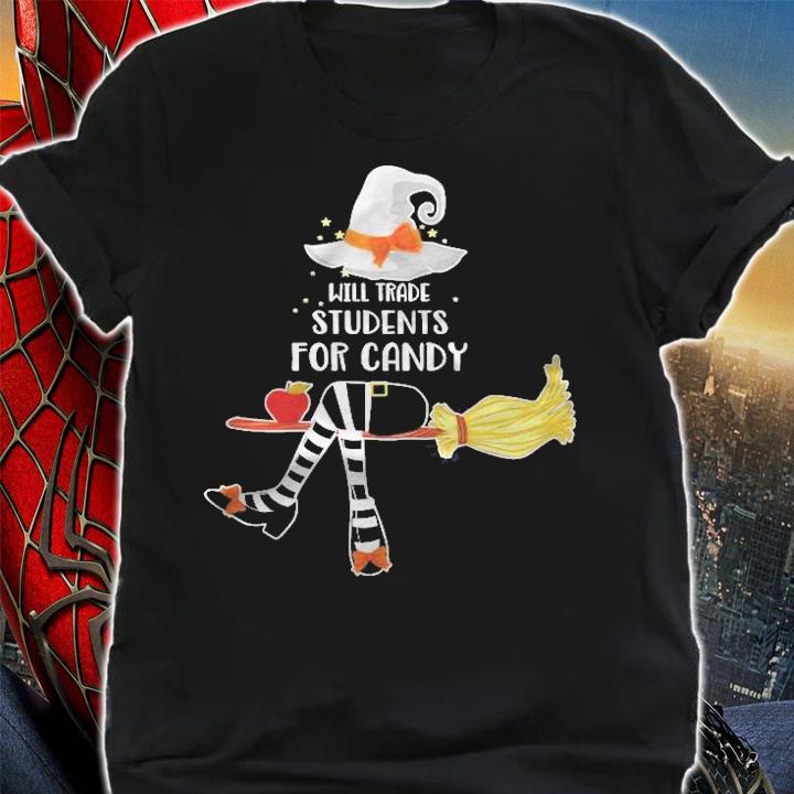 Halloween Will Trade Students For Candy Gift For Men Women T-shirt shirt