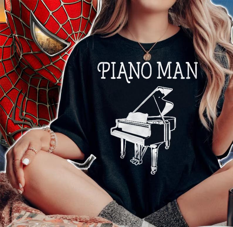 Piano Man Piano Player Pianist Classical Music Lover T-shirt