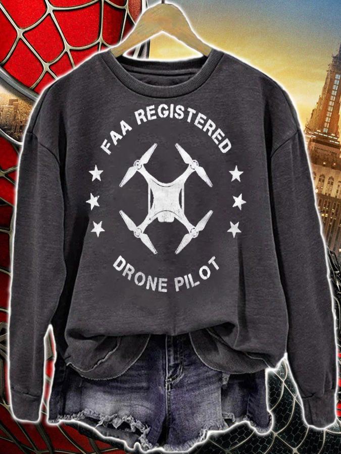 Registered Drone Pilot Class G Recreational Shirt sweatshirt