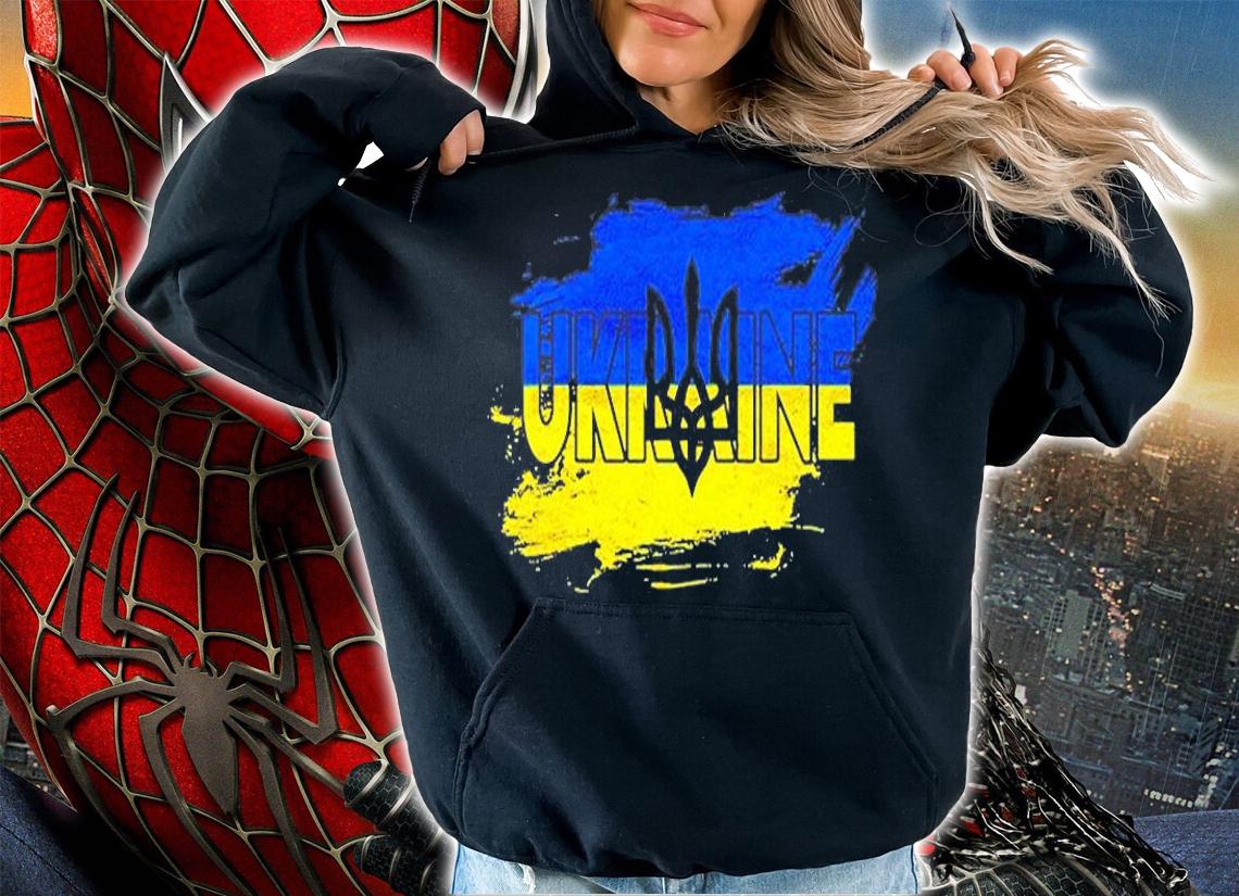 Ukraine Symbol Flag Ukrainians I Stand With Ukraine T-Shirt hoodie