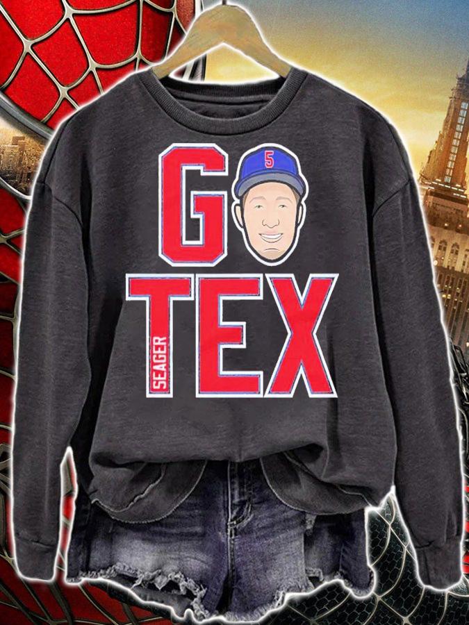 Corey Seager Texas GO TEX Baseball Shirt