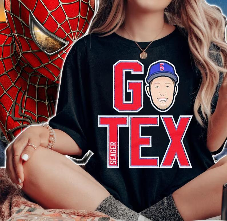 Corey Seager Texas GO TEX Baseball Shirt