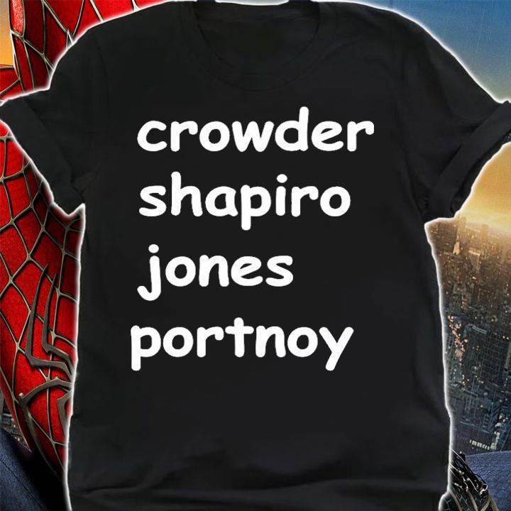 Crowder Shapiro Jones Portnoy T-Shirt shirt