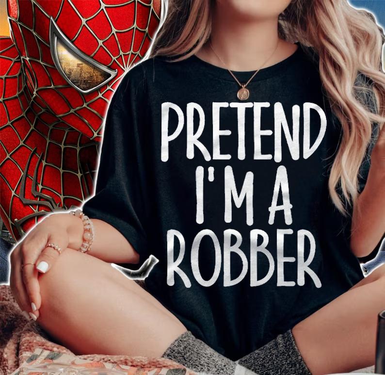 Easy Pretend Im Robber Costume Gift Funny Captain Halloween Shirt woman shirt