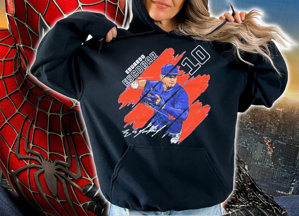 Eduardo Escobar New York M Stripes Baseball Shirt hoodie