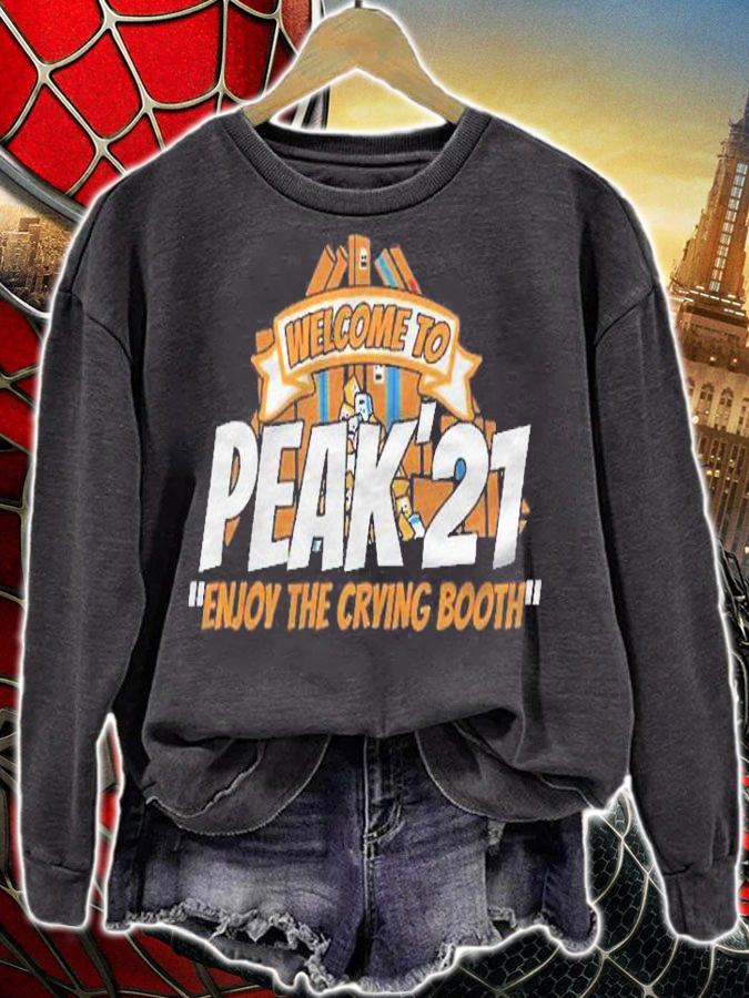 Enjoy The Crying Booth Associate 2021 Peak 21 Ver2 Shirt sweatshirt