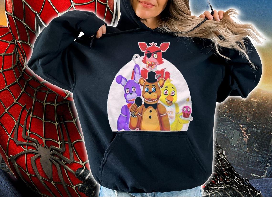 Fnaf Security Breach Glamrock Brown Bear T-shirt hoodie