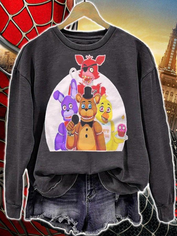 Fnaf Security Breach Glamrock Brown Bear T-shirt sweatshirt