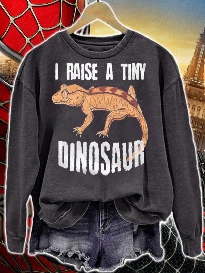 Fun Crested Gecko Eyelash Lizard Reptile Herpetologist Shirt sweatshirt