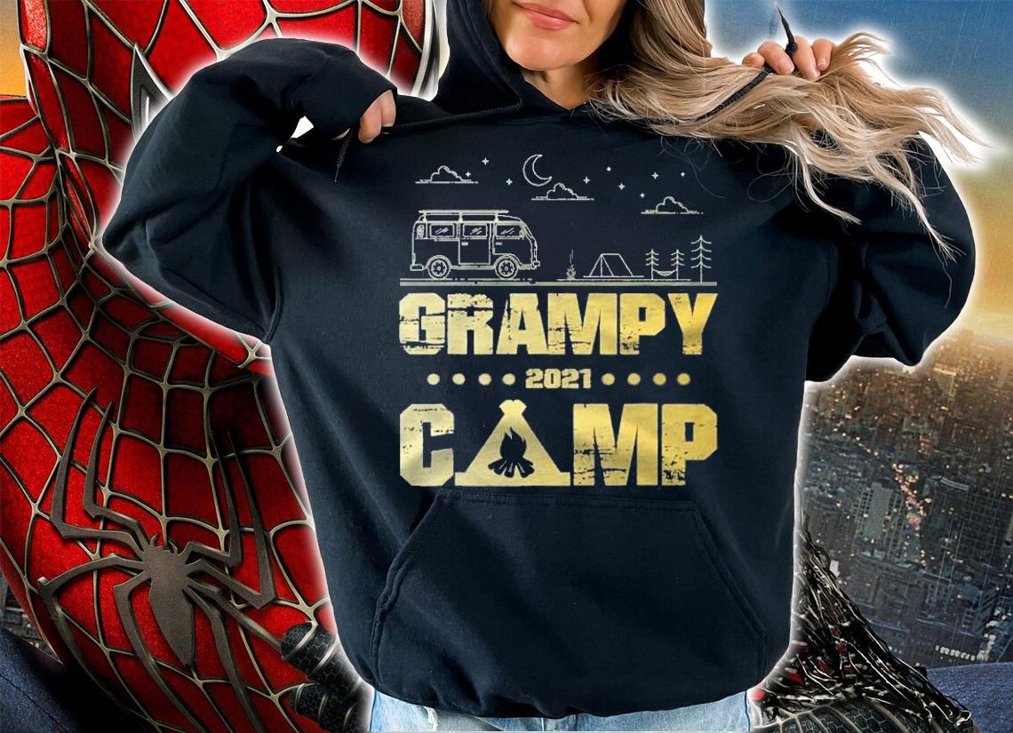 Grampy Camp 2021 Grampy Tribe Vacation Shirt hoodie