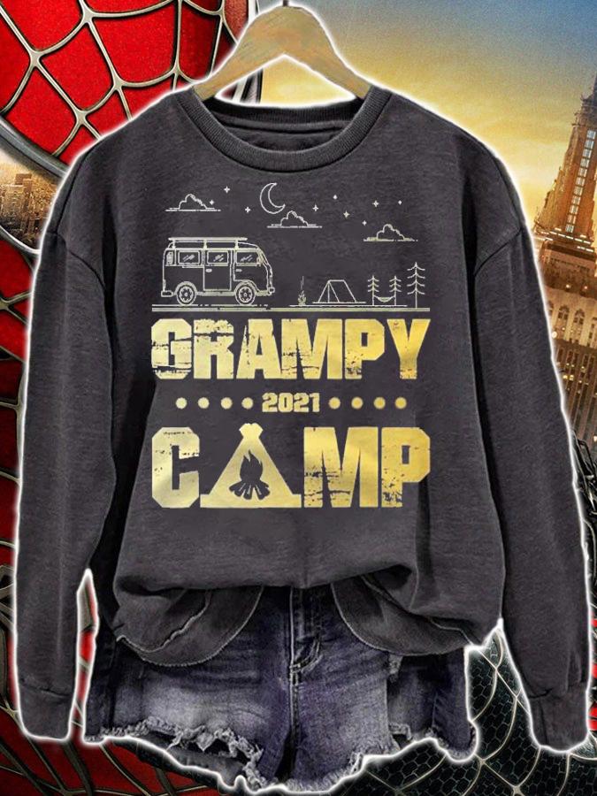 Grampy Camp 2021 Grampy Tribe Vacation Shirt sweatshirt