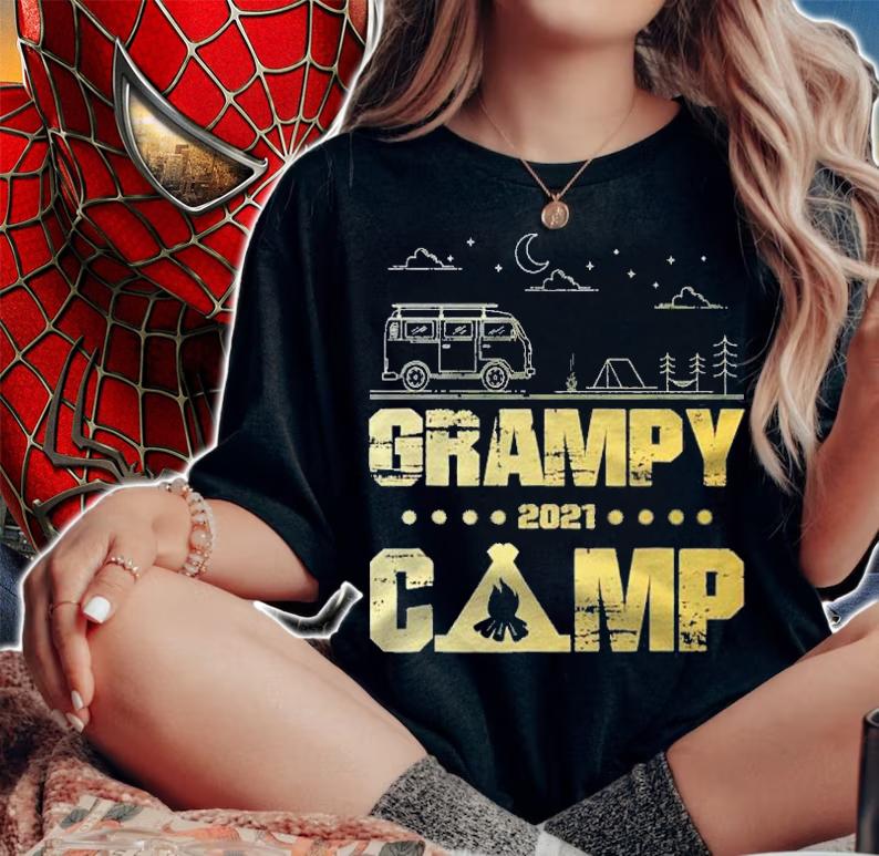 Grampy Camp 2021 Grampy Tribe Vacation Shirt woman shirt