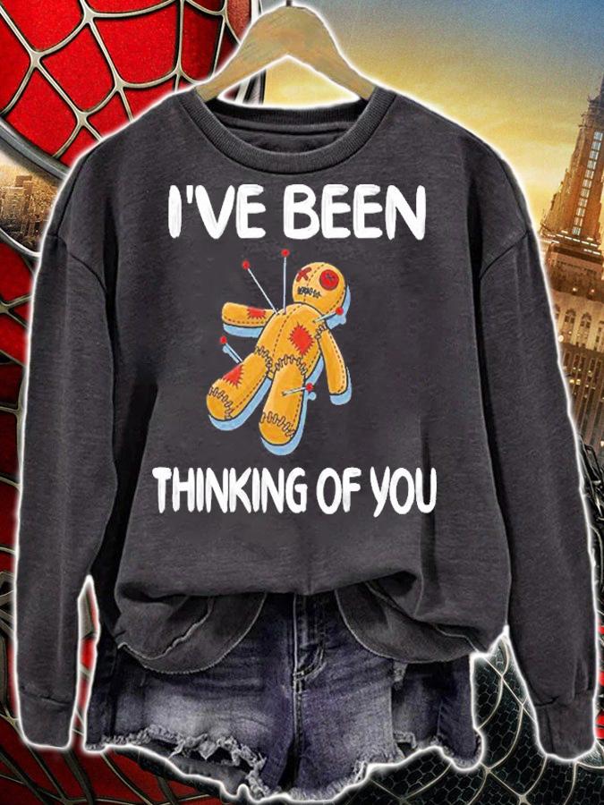 Ive Been Thinking Of You Voodoo Doll T-Shirt sweatshirt