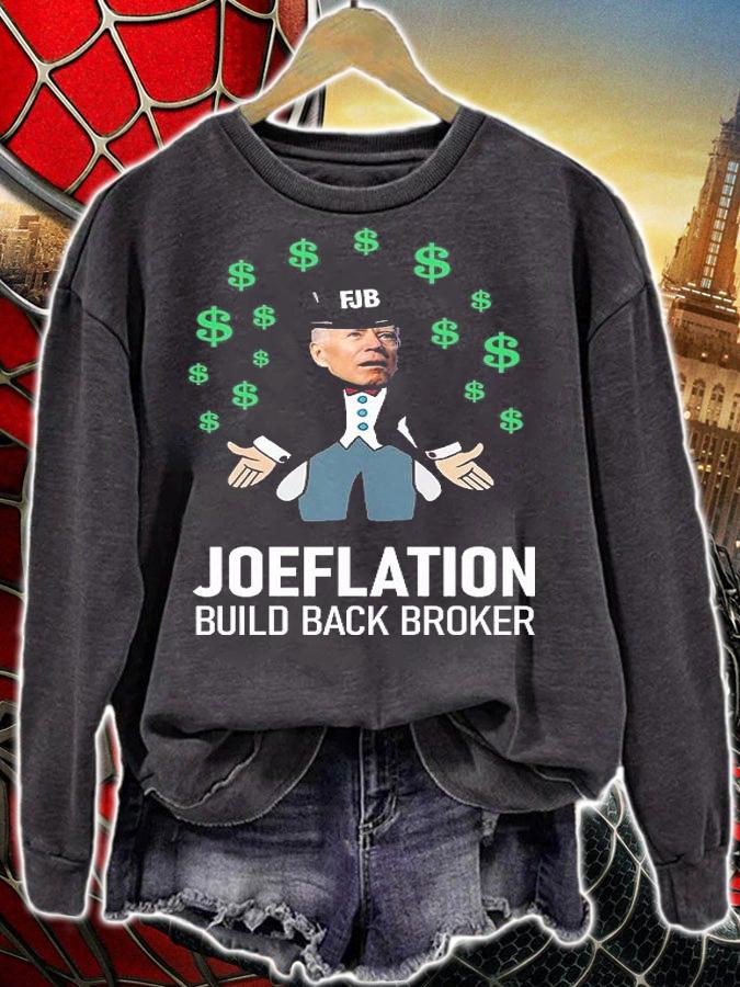 Joeflation Build Back Broker Biden T-Shirt