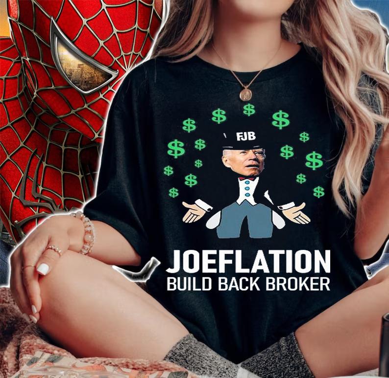 Joeflation Build Back Broker Biden T-Shirt