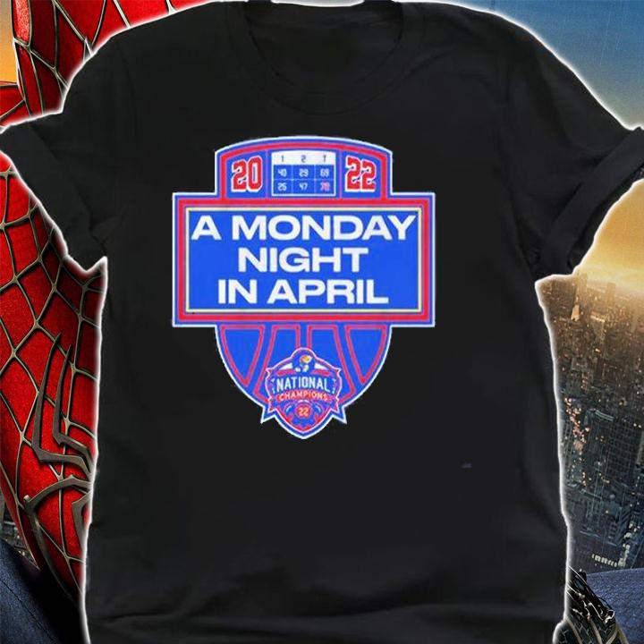 Kansas Basketball Monday Nights In April T-Shirt shirt