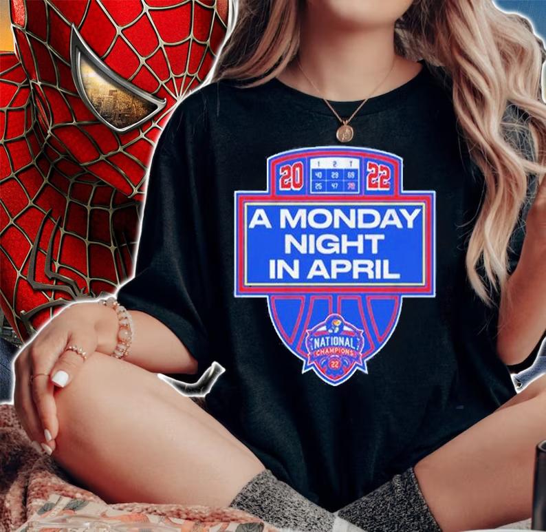 Kansas Basketball Monday Nights In April T-Shirt woman shirt