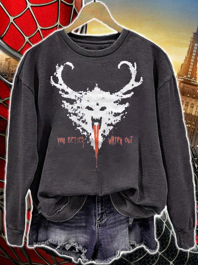 Krampus  Ancient Stamp White  Run! Hide! Survive! Shirt sweatshirt