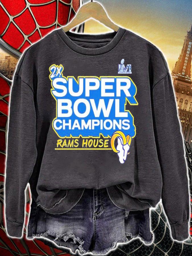 Los Angeles Rams Super Bowl LVI Champions Rams House Parade Celebration Shirt sweatshirt