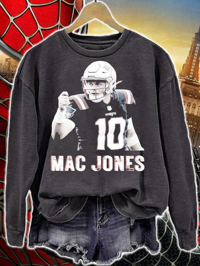 Mac Jones New England Patriots Football Shirt sweatshirt