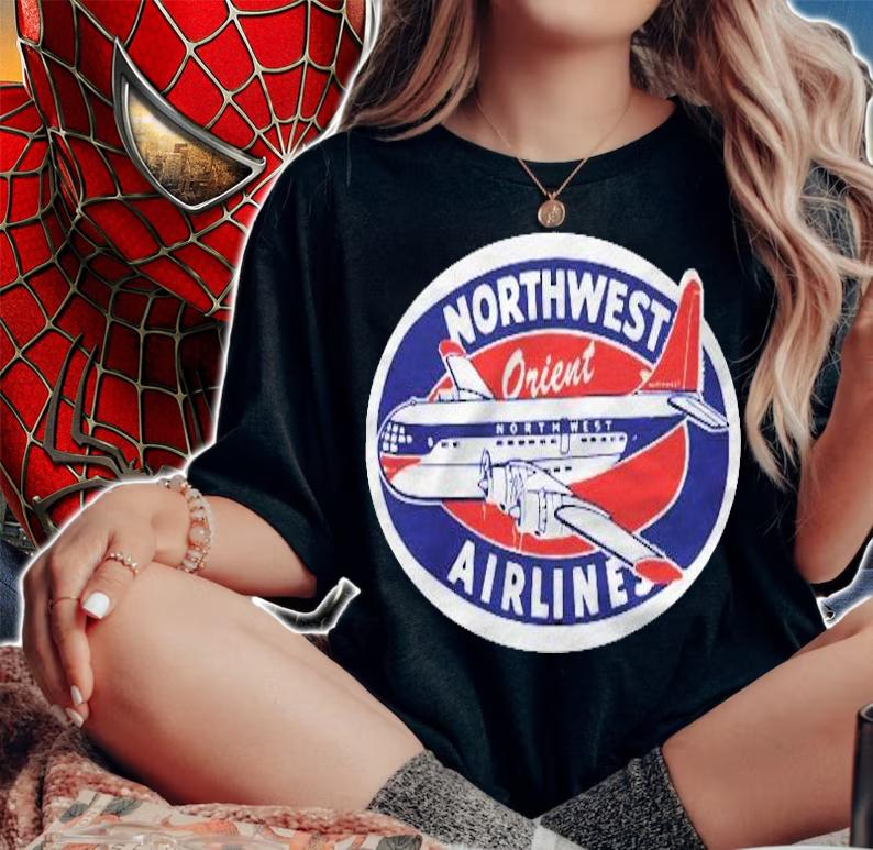 Northwest Orient Airlines Classic T-shirt woman shirt