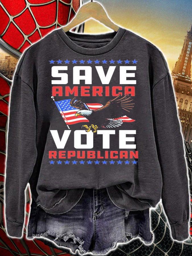Save America Vote Republican Proud Conservative American T-Shirt