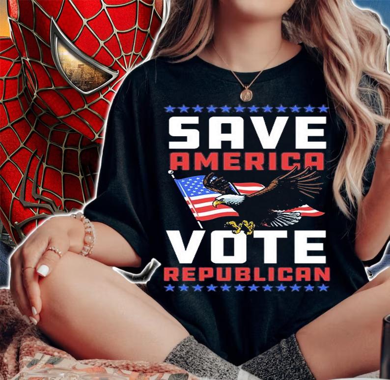 Save America Vote Republican Proud Conservative American T-Shirt