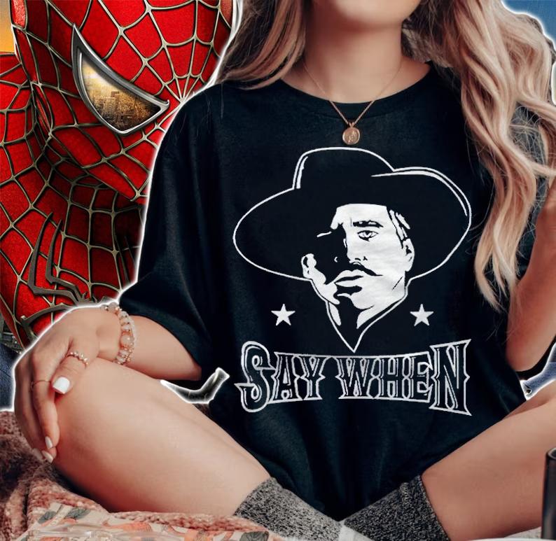 Say When Doc Holliday T-shirt