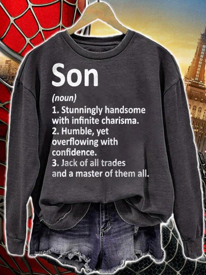 Son Definition Personalized Name Funny Gift Idea Shirt sweatshirt
